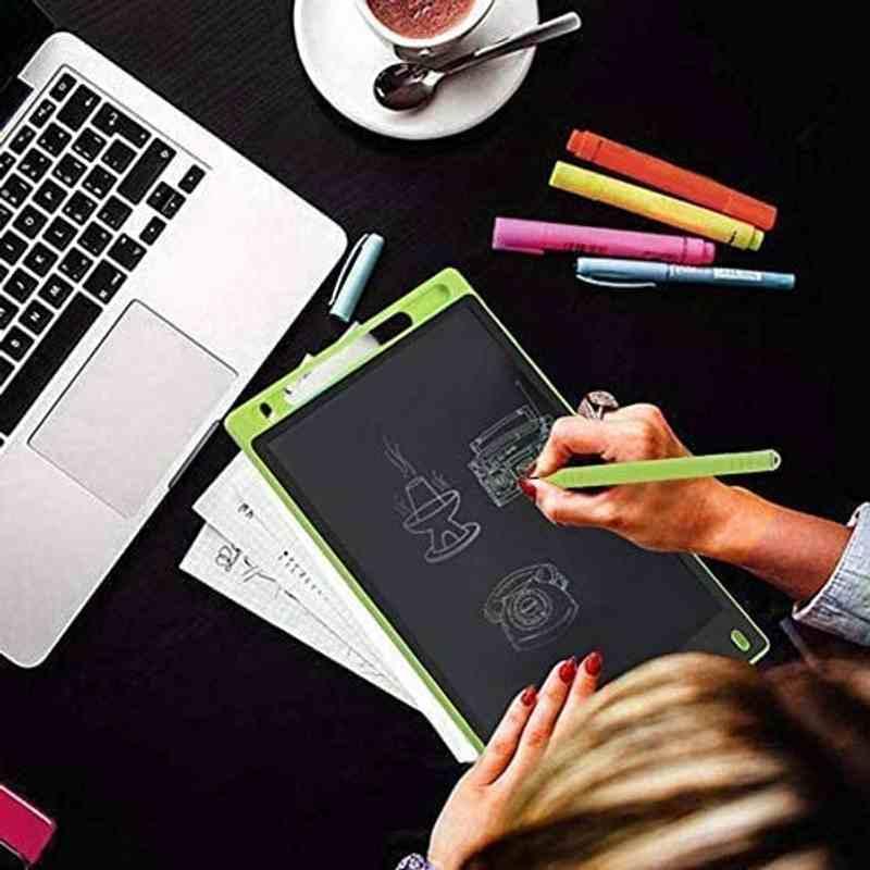 12 inches LCD Multi Color Writing Drawing Tablet For Kids Play, Education and Learning