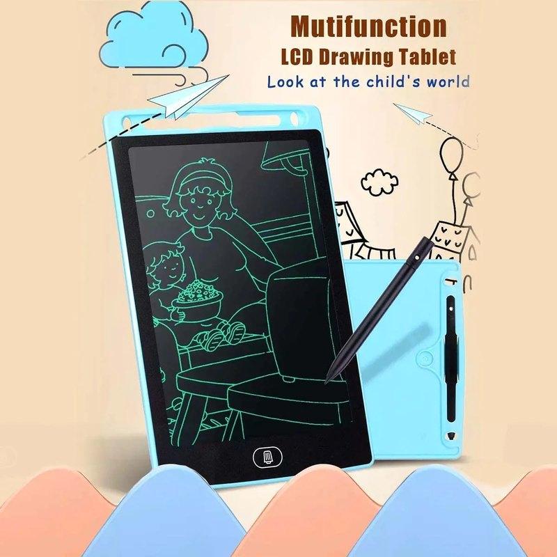 12 inches LCD Multi Color Writing Drawing Tablet For Kids Play, Education and Learning