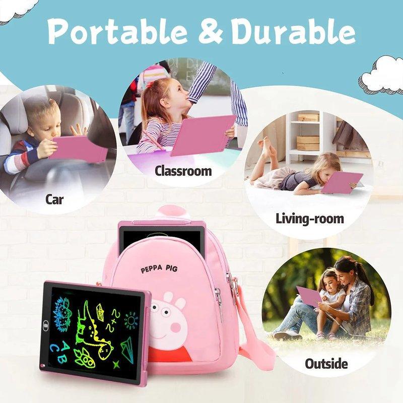 10 inches LCD Multi Color Writing Drawing Tablet For Kids Play, Education and Learning