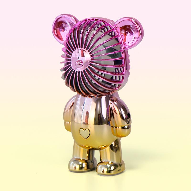 USB Mini Cute Cartoon Bear Fan