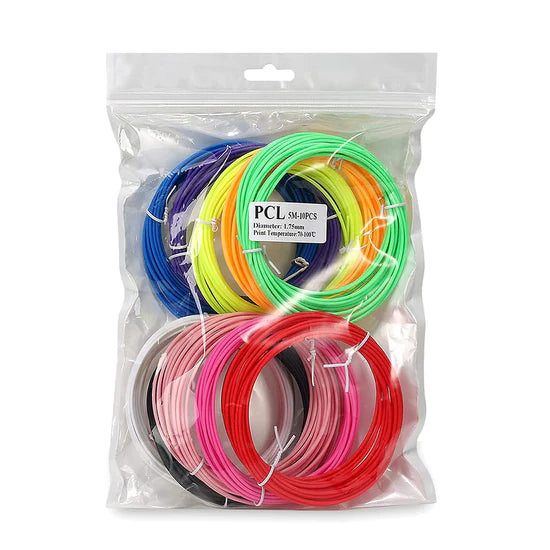 3D Pen (Pack Of 10 Multi Color) Refill Filaments 1.75mm Diameter Online in Pakistan – ToyHut.pk